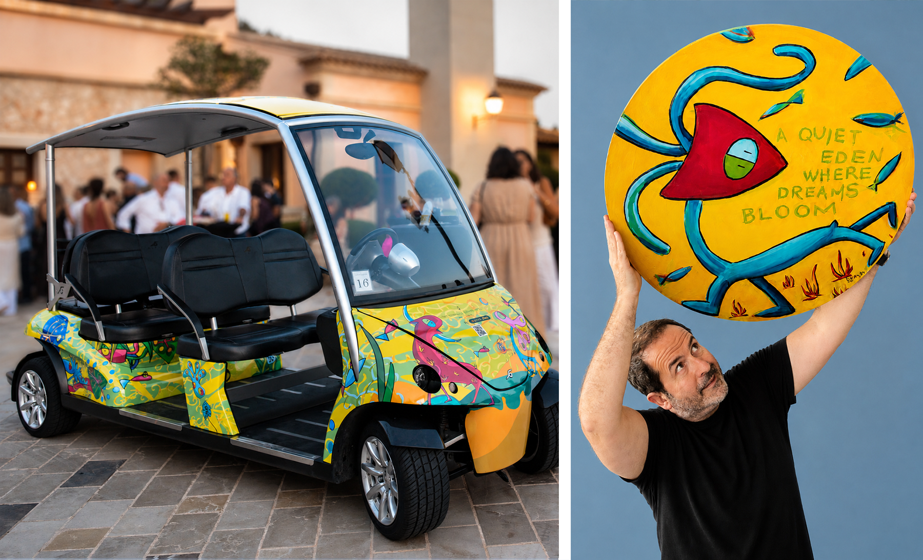Eden · Cap Vermell Gran Hotel · 2025 Arte contemporáneo para espacio hotelero de lujo · Mallorca. Artista Antonio Fernández-Coca ilustrador
