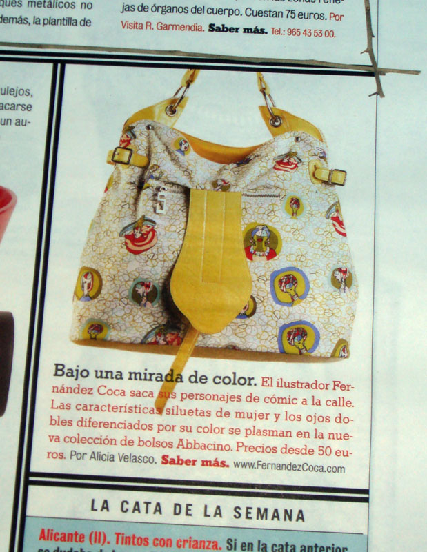 bolsos para Abbaccino by Fernández-Coca ilustrador https://coca.plus